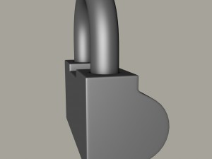 padlock 3D Model