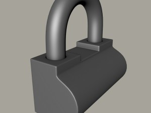padlock 3D Model