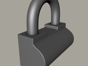 padlock 3D Model