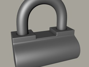padlock 3D Model
