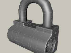 padlock 3D Model