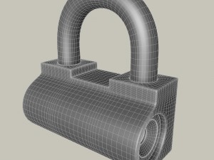padlock 3D Model