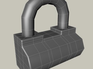 padlock 3D Model