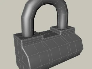padlock 3D Model