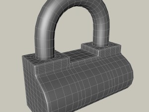 padlock 3D Model