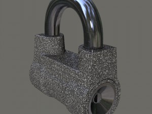 padlock Modelo 3D