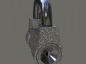 padlock Modelo 3D