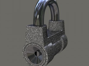 padlock Modelo 3D