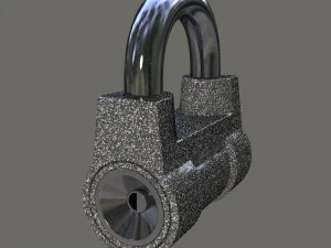 padlock 3D Model