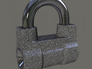 padlock Modelo 3D