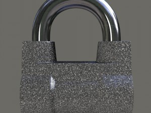 padlock Modelo 3D