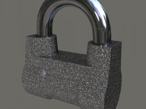 padlock Modelo 3D