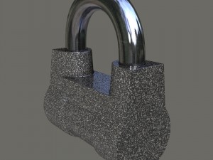 padlock Modelo 3D