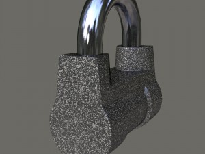 padlock Modelo 3D