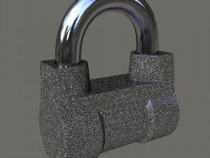 padlock Modelo 3D