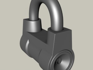 padlock Modelo 3D
