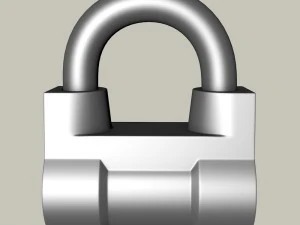 padlock 3D Model