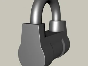padlock 3D Model