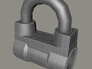 padlock Modelo 3D