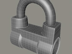 padlock Modelo 3D