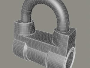 padlock Modelo 3D