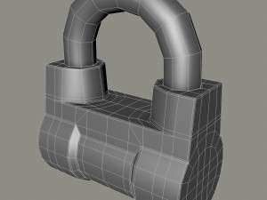 padlock Modelo 3D