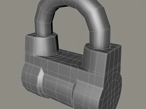 padlock 3D Model