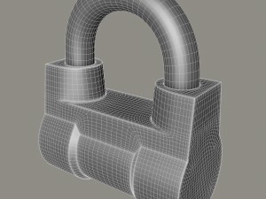 padlock Modelo 3D