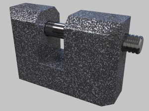 padlock Modelo 3D