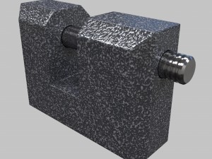 padlock Modello 3D