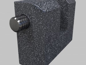 padlock Modello 3D