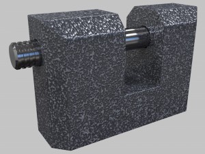 padlock Modello 3D