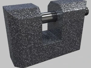 candado Modelo 3D