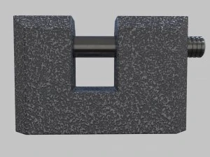 candado Modelo 3D
