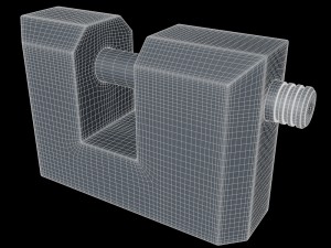 padlock Modello 3D