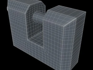 candado Modelo 3D