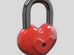 南京錠 3Dモデル