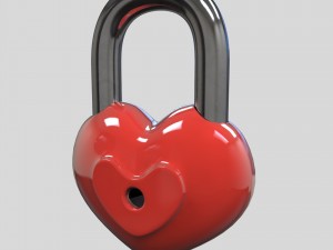 padlock Model 3D
