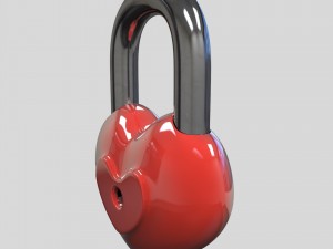 padlock Model 3D