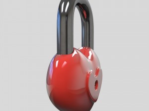 padlock Model 3D