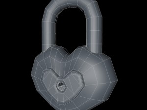 padlock Model 3D