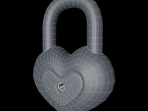 padlock Model 3D
