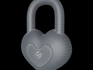padlock Model 3D