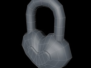 padlock Model 3D