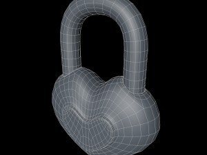 padlock Model 3D