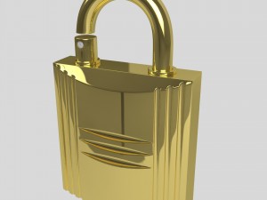 padlock perfume case 3D Model