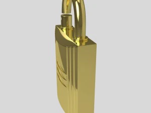 padlock perfume case 3D Model