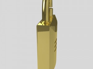 padlock perfume case 3D Model