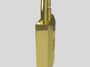 padlock perfume case 3D Model