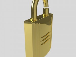 padlock perfume case 3D Model